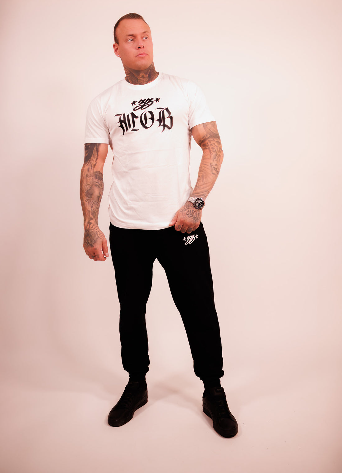 Mob33 Signature Logo T-Shirt "White"